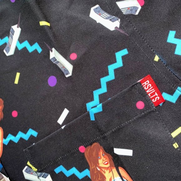 RSVLTS x Saved by the Bell Button Up Shirt Kelly Kapowski Men's size Small NEW - Picture 7 of 7